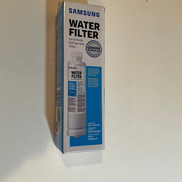 GENUINE SAMSUNG FRIDGE HafQin/Exp Ice And Water Filter Da9708006C