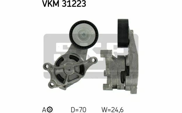 SKF Galet tendeur (courroie d'accessoire) pour AUDI TT SEAT LEON VKM 31223