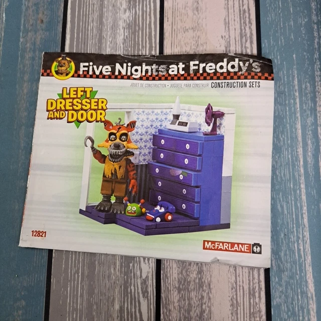 FIVE NIGHTS AT Freddy’s INSTRUCTIONS for Left Dresser & Door 12821 ...