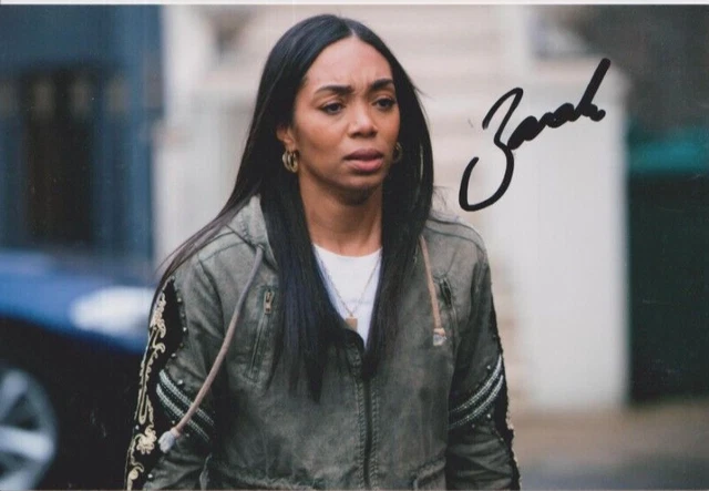 Zaraah Abrahams    **HAND SIGNED**  4x6 photo  ~  Eastenders  ~  AUTOGRAPHED