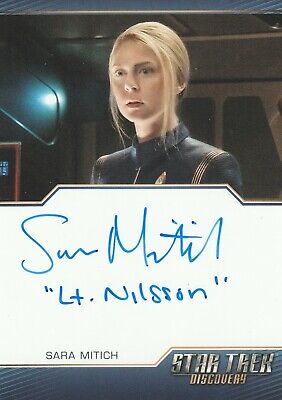 Rittenhouse Star Trek Discovery Season 3 Sara Mitich autograph inscription C