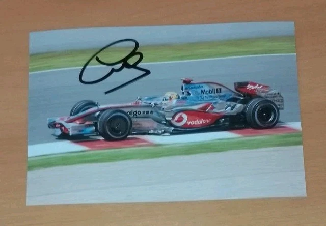 Photo Signée Lando Norris F1 – Format A4 – Tirage Autographe
