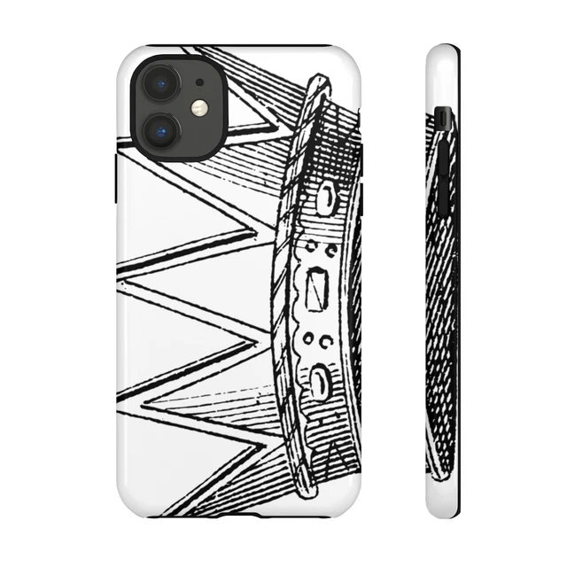 Tough Slim Cell Phone Case Crown iPhone Samsung Galaxy