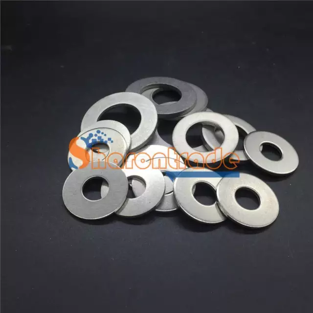New 10-100pcs M3 M4 M5 M6 M8 M10 M12 M14 M16 M18 M20 M24 Titanium Spacer Washers