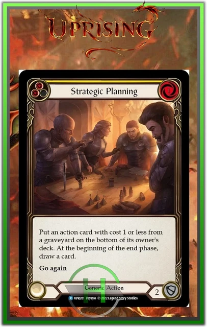 Strategic Planning Yellow - FAB:Uprising - UPR201 - Carte Officielle Anglaise