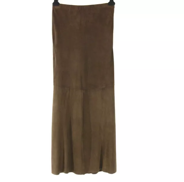 Nigel Preston & Night Maxi Long Ladies Skirt Leather Braun Np 950 New