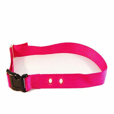 1' 2 Hole 1.25"  Dog Fence Replacement Strap Bark Brown or Raspberry