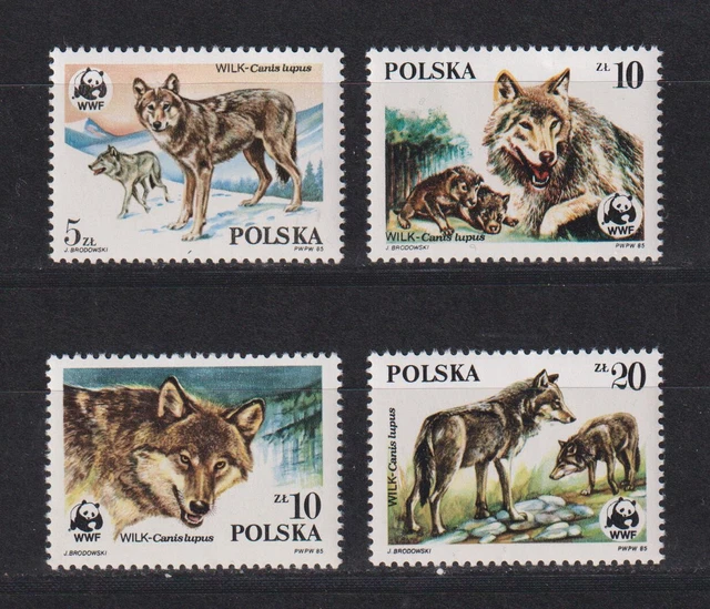 Polen 1985: Mi. Nr. 2975-78 postfrisch