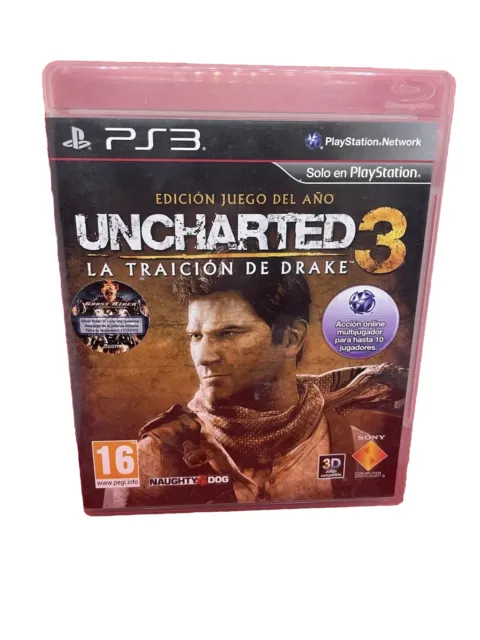 Uncharted 3 La Traición De Drake Edición Juego Del Año PS3 PAL