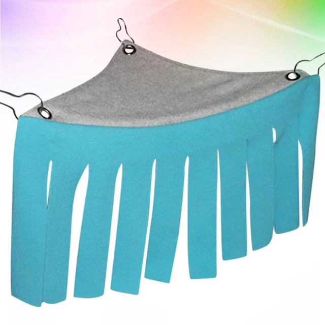 1pc Haustier Hamster Zelt Matte Bett Ecke Stoff Quasten Vorhang Kleine Haustiere