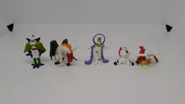 5 Figuren Digimon Bandai Vintage ca. 5 cm