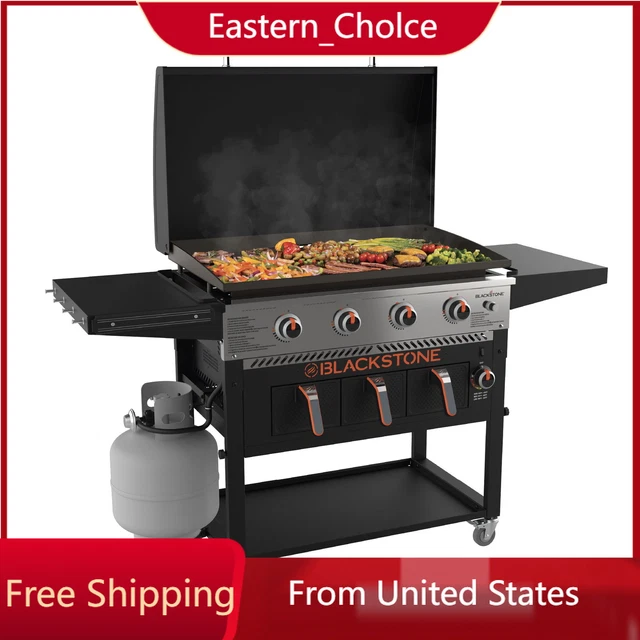 BLACKSTONE 4BURNER 36& Griddle with Air Fryer and Hood 582.30 PicClick