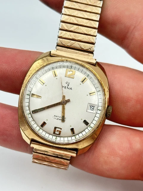 Montre mécanique femme petit cadran de la marque YEMA d'occasion