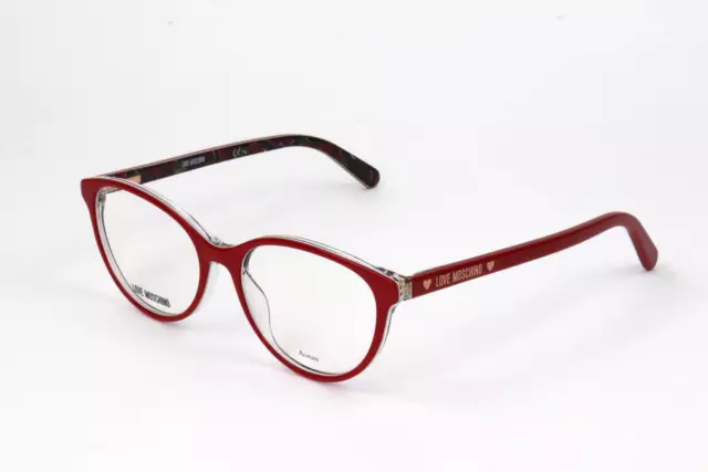 Lunettes de Vue Love Moschino MOL525 C9A RED 52/17/145 Femme