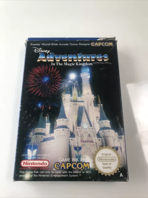 Disney Adventures In the Magic Kingdom Nes Nintendo Entertainment System Boxed