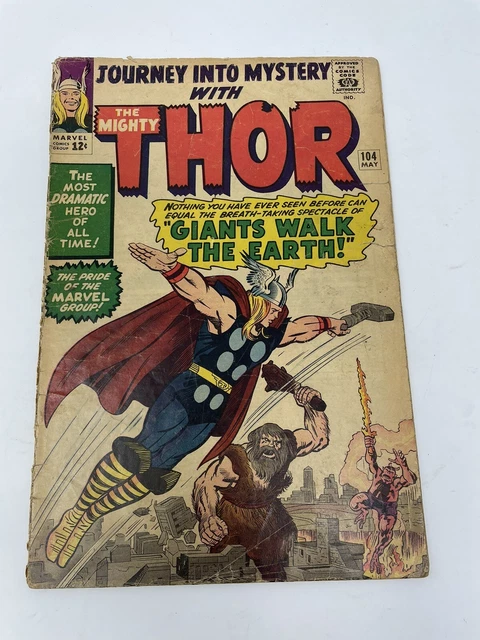 Journey Into Mystery #104 Silver Age 2Nd App Enchantress Thor Marvel Comics G/Vg
