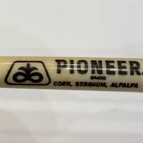 1970s Pioneer Corn Sorghum Alfalfa John C. Sanbloom Ball Pen Brookston Indiana
