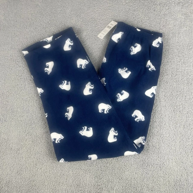 Leveret Men's Medium Polar Bear Pajama Fleece Sleep Pants