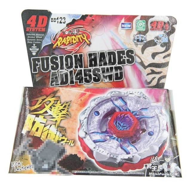 GENUINE Takara Tomy Diablo Nemesis X:D Beyblade BB-123metal fury 4D STARTER SET