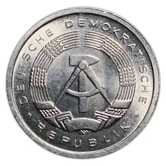 DDR Post Third Reich Communist Germany 1 Pfennig Aluminum Coin Buy 3 Get 1 Free
