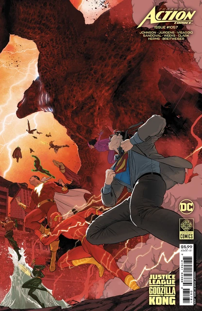 ACTION COMICS #1057 (JUSTICE LEAGUE VS GODZILLA VS KONG VARIANT) DC Comics