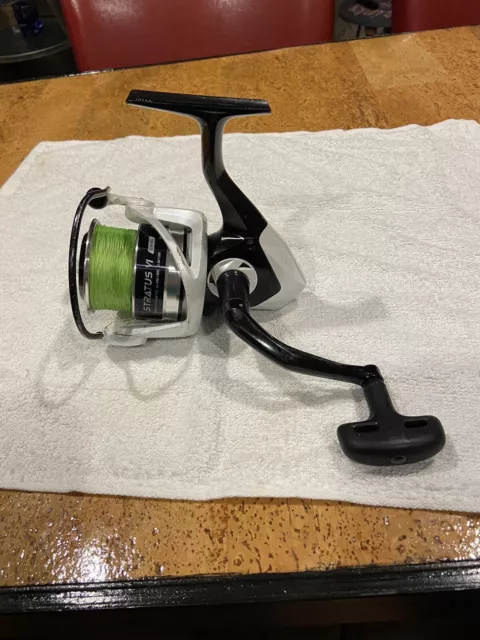 OKUMA STRATUS VI 65 size spinning reel **Spooled with 300 yds of 50 Lb  Braid $35.00 - PicClick