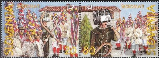 Slowenien 252-253 Paar (kompl.Ausg.) postfrisch 1999 Faschingskostüme