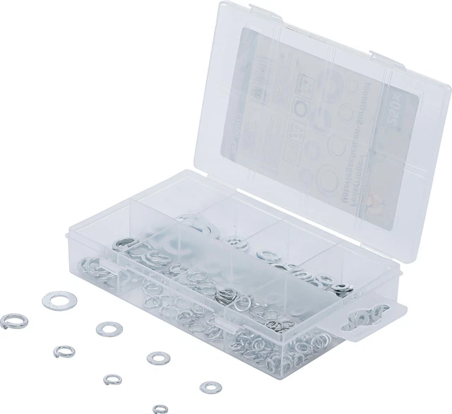 Anello A Molla A Forma B Secondo DIN 127, In Acciaio Inox A2 | V2A, Disco Di Sicurezza, Misura A Scelta M10 – 10 Pezzi - Foto 8