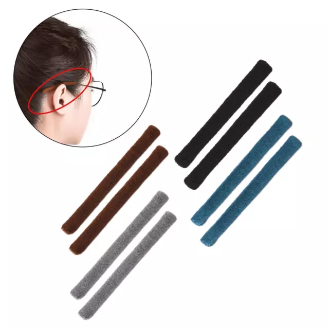 2x embouts de branches de lunettes, retenue de manchon, poignées d'oreille