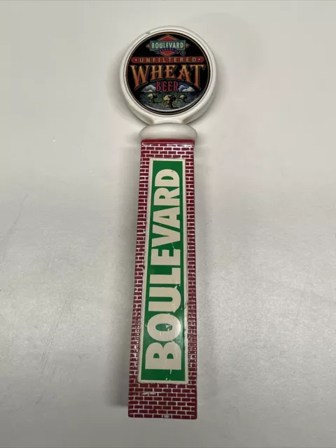 Boulevard Brewing Unfiltered Wheat Beer Draught Tap Handle Brick 10” #7A