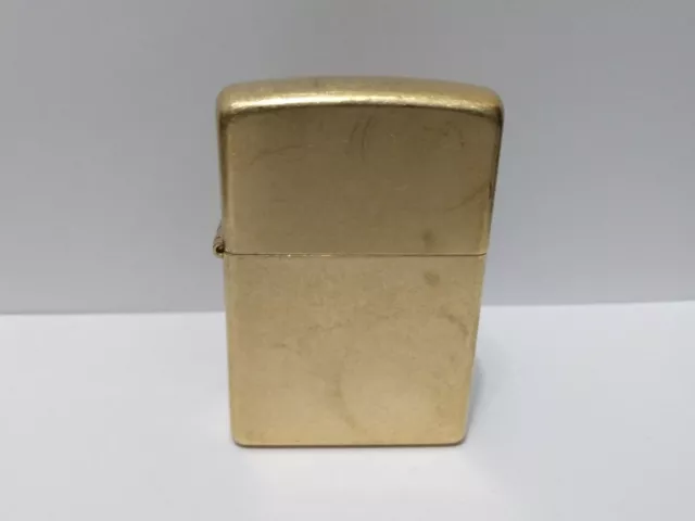 Zippo 2004 J 04 Gold Dust Brass Case No Insert No Box Read