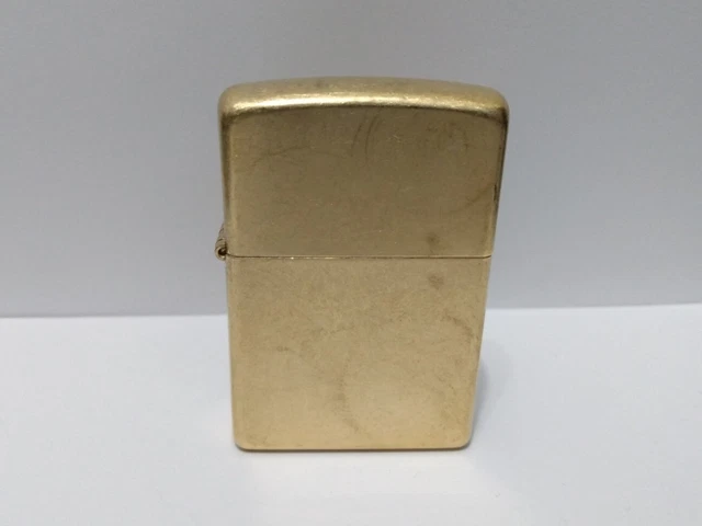 Zippo 2004 J 04 Gold Dust Brass Case No Insert No Box Read