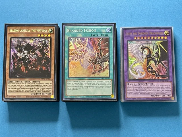 YUGIOH COMPETITIVE BRANDED Deck with side-deck & Extra deck, double sleeved  312.70 - PicClick UK