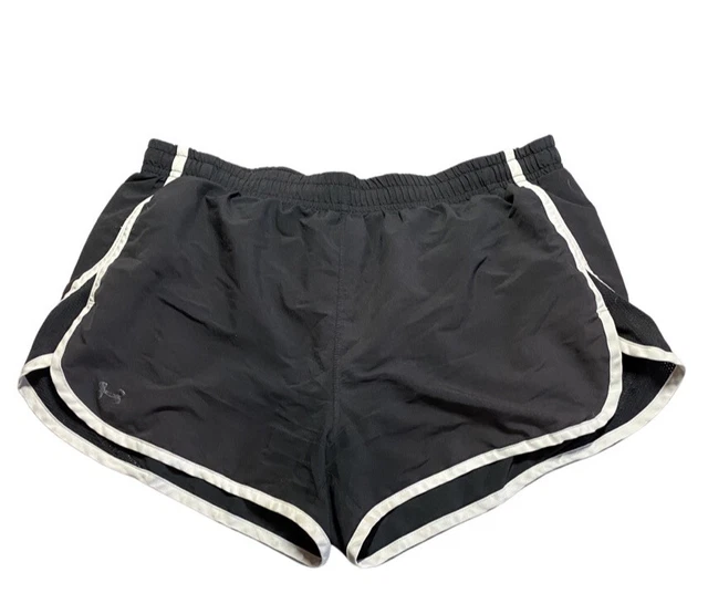 Under Armour Women's Black HeatGear Shorts Lined Running Shorts size Medium