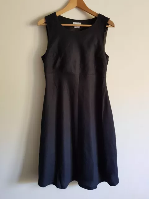 JoJo Maman Bebe maternity Size 12 sleeveless linen lined dress - Black