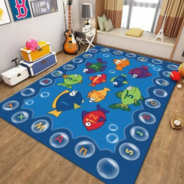 Children's Room Carpet Kids Playing Mat Soft Baby Play Games Rug Comfortable XL