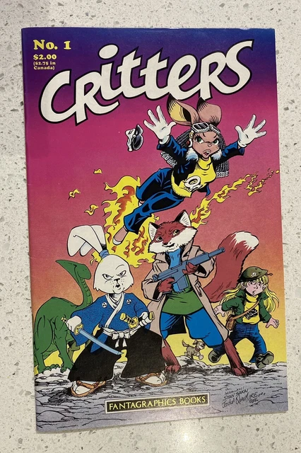 Critters No. 1 VF Fantagraphics Books, Stan Sakai