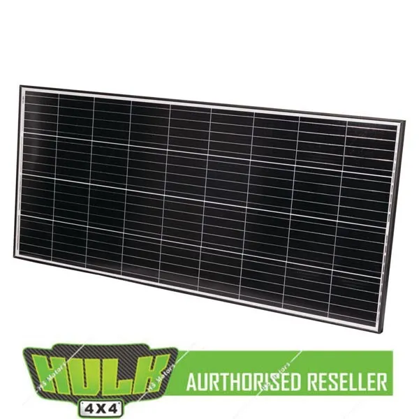 Hulk 4X4 190W Fixed Monocrystalline Solar Panel 1482mm x 680mm x 35mm