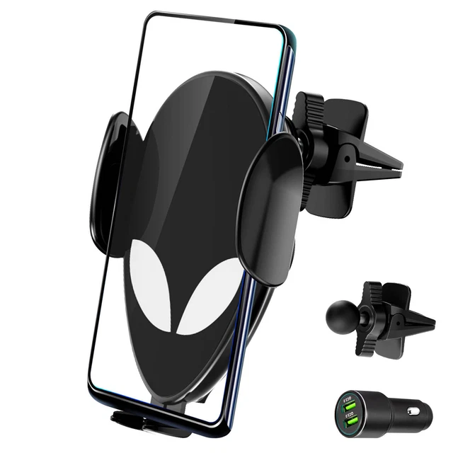 Qi Auto Wireless Charger Handy Halterung Induktions Ladegerät Clamping KFZ SPEED