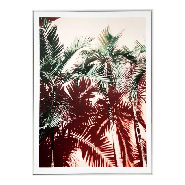 NEW KOO Desert Sun Palm Print Wall Art By Spotlight