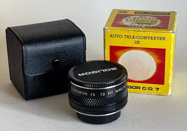 Soligor C/D 7 Auto Tele Converter 2X To Fit C/Fd Für Minolta-Md