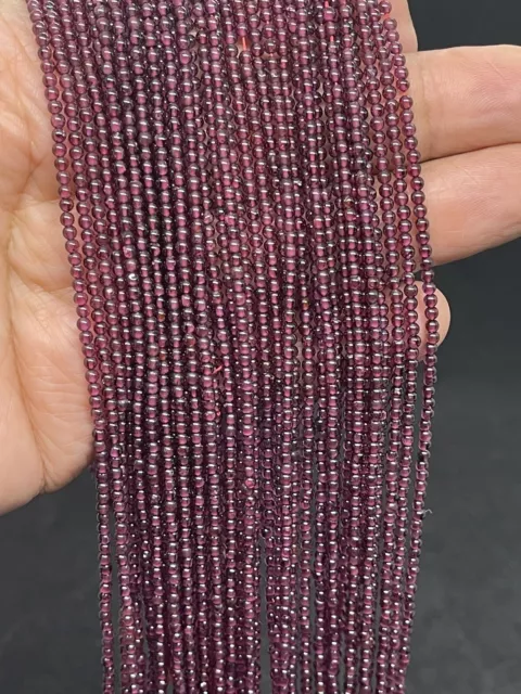 Beautiful Natural Red Garnet Round Beads/Strings Healing Crystal Reiki