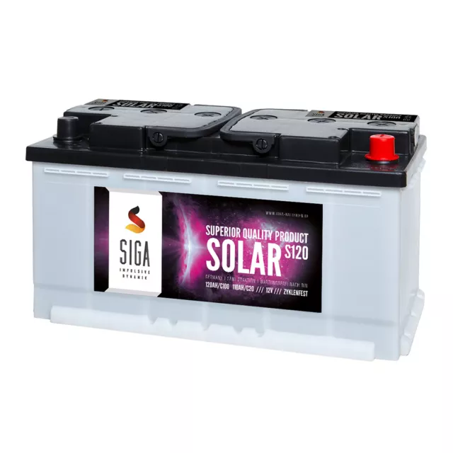 100Ah 12Volt Calcium Solar Batterie Akku Wohnmobil Boot