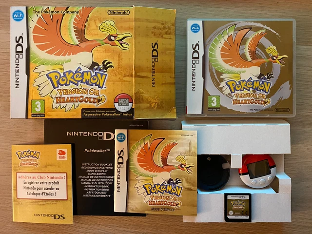 Jogo Pokémon Heart Gold Version + Pokéwalker - DS - MeuGameUsado