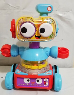 FISHER-PRICE 4-IN-1 ULTIMATE Learning Bot Electronic Infant Activity ...