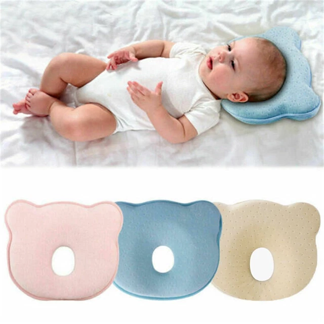 bébé Prévenir la tête plate Bébé Oreiller Positionneur de mousse de mémoire