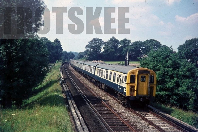 35MM SLIDE BR British Railways Electric EMU Class 421 7337 1970 ...