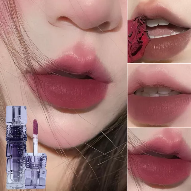 Lápiz labial líquido esmaltado de larga duración belleza esmaltado mate maquillaje labial 6 colores Reino Unido