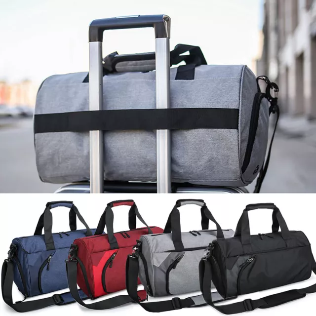 Large Travel Storage Luggage Gym Weekender Carry On Shoulder Duffle Sport Bag Au