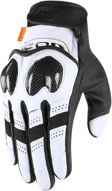 Contra 2 Street Motorcycle Gloves White Small Icon 3301-3695
